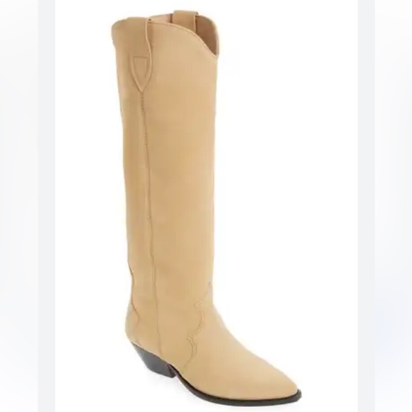 Isabel Marant Denvee Suede Knee-High Boots 38/8 - Picture 1 of 8